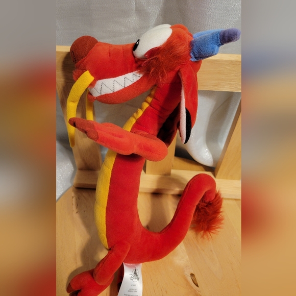 Original Disney Store Mulan Mushu Dragon Plush Stuffed Animal - Picture 12 of 14